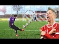 Lewandowski vs freekickerz  free kick shootout