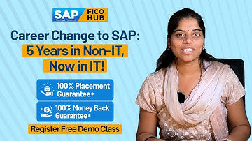 SAP FICO Training and Placement in Hyderabad |  A Student’s Real Success Journey! #SAP