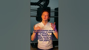 Did you know about the first 3D printer? 🖨️✨