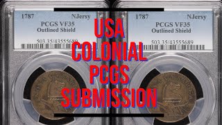 Colonial USA Cent PCGS Open Box Grading Reveal