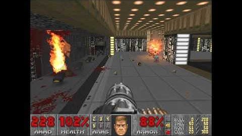 Doom 2 The Journey Level 4 RM 98% with Brutal Doom (Commentary)