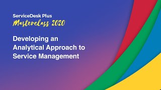 Developing an Analytical Approach to Service Management
