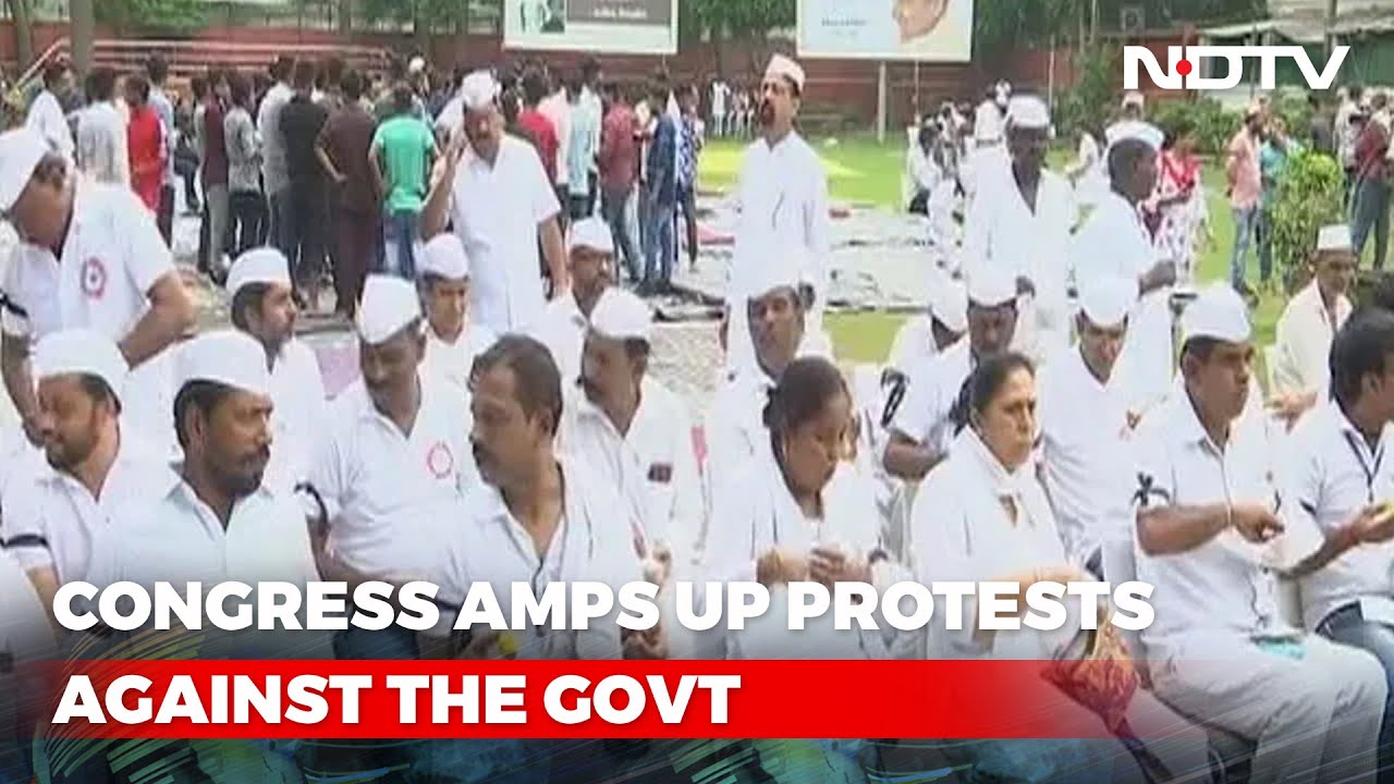 Congress's "Gherao PM's Home" Protest Today, Police On Alert
