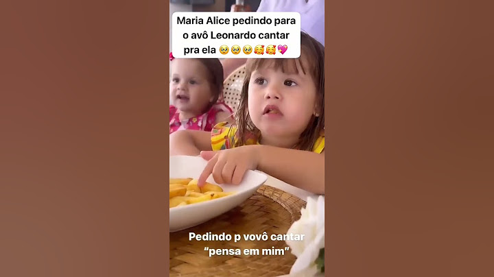 Maria Alice fez esse pedido para o cantor Leonardo