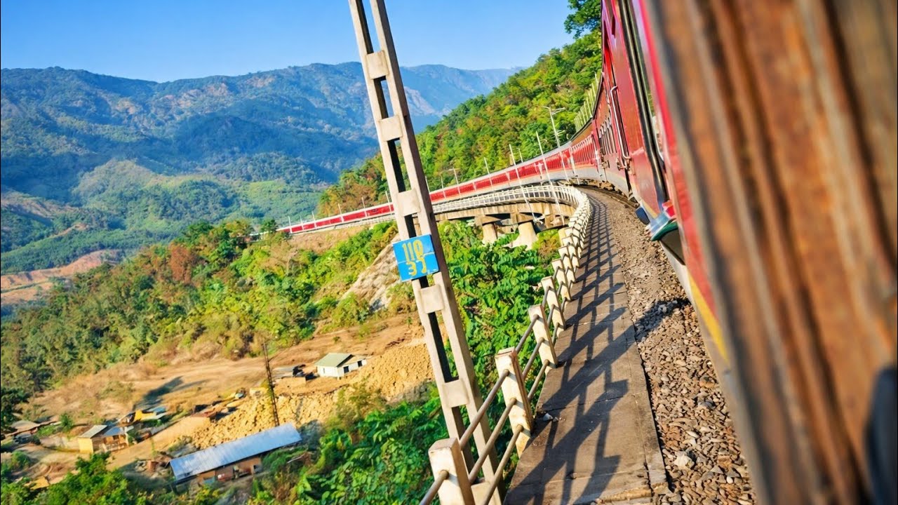 Indian Railways Scenic Train Window View 🌿