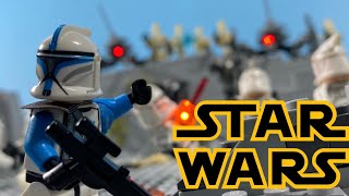 A clone wars battle-Holding the line | lego Star Wars stop-motion
