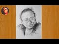 Tapas sketch art  portrait drawing of r d burman  pencil sketch drawing