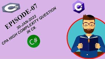 TCS CPA PREVIOUS QUESTION DETAILED EXPLANATION IN C#||TCS CPA HIGH COMPLEXITY QUESTION IN C#||