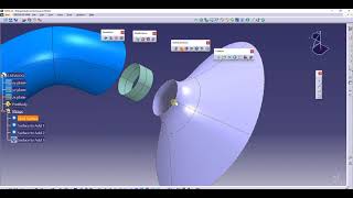 Merging Subdivision Surfaces  - CATIA V5 -  CATIALOG