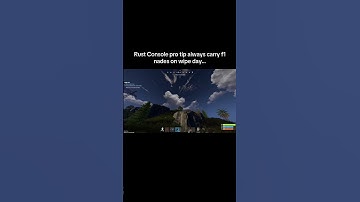 Rust Console pro tip always carry f1 nades on wipe day…#shorts #rust #rustconsole