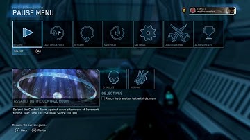 Halo: The Master Chief Collection | Test Footage | Xbox One X | Halo CE Pause Menu