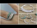 DIY Bead & Wire Stacked Rings: Jewelry Tutorial