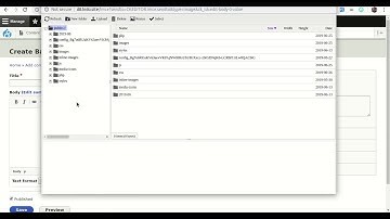 IMCE with CKEditor in Drupal 8