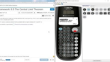Central Limit Theorem Ti-30X Pro