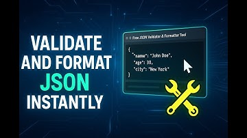 JSON Validator & Formatter Online for FREE