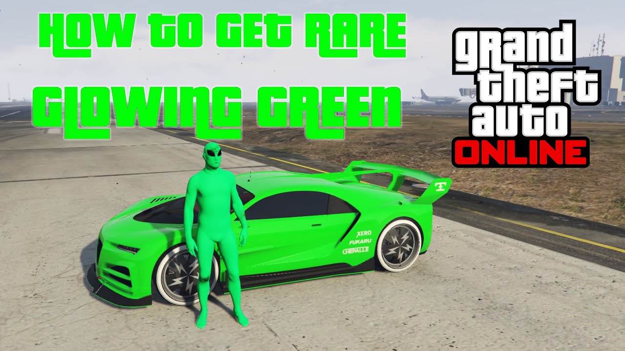 HOW TO GET *GLOWING* GREEN PAINT IN GTA ONLINE TUTORIAL GTA 5 YouTube