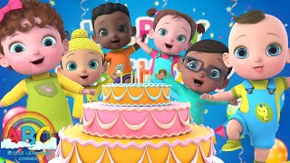 Happy Birthday | Nursery Rhymes \u0026 Kids Songs | Abc Little Learning Corner