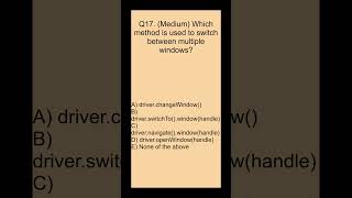 Selenium with Java – Topic 6: Exception Handling + 3 MCQ Questions | QA Automation