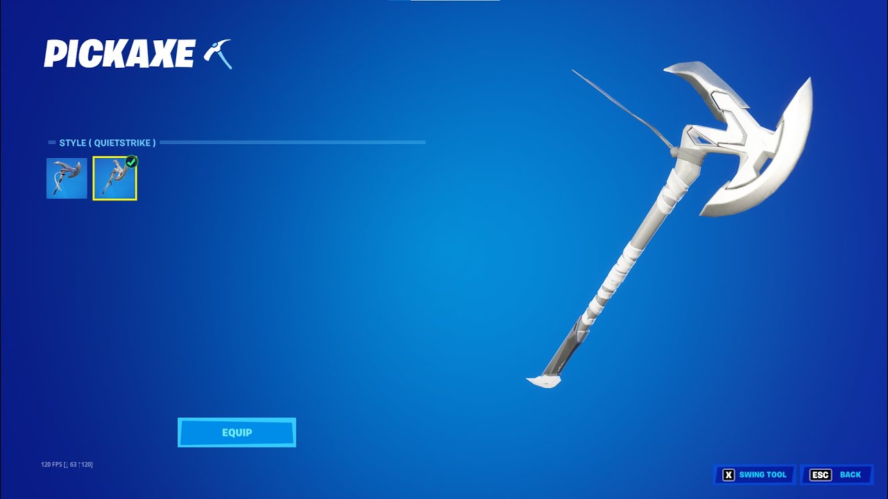 New Style for Quick Strike (Pickaxe + QuietStrike)