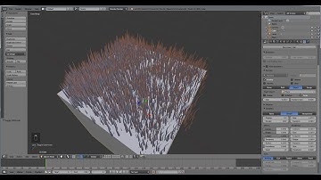 Создание травы в Blender   Grass in Blender