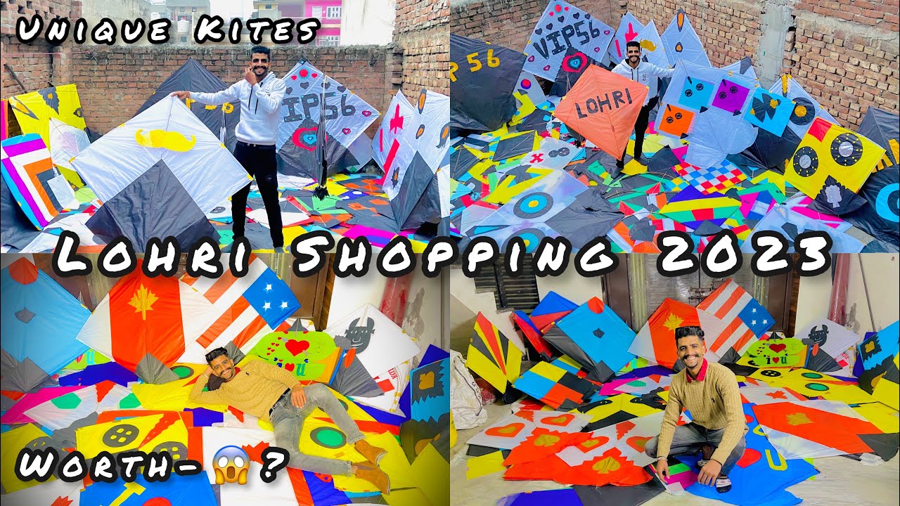 Lohri Prepration😍Kite Shopping 2023😱 worth 10,000💥 #kitevlogs #vip56 #vipan #kitevideo #kite2023