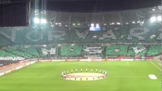 Hannover 96 - Atletico Madrid  Spieleraufstellung-Alte Liebe-Choreographie