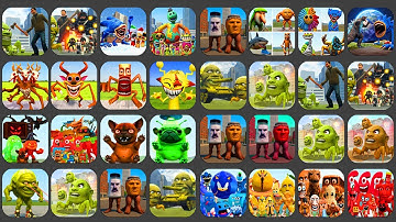 Sandbox In Space Update Monster VS All Nextbots In Playground mod,Monster War,Skibydi Toilet !!!