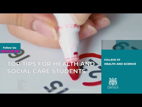 YouTube video for Top Tips for Healthcare Students