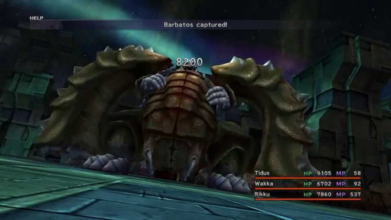 FFX HD: Best location for capturing Barbatos - YouTube