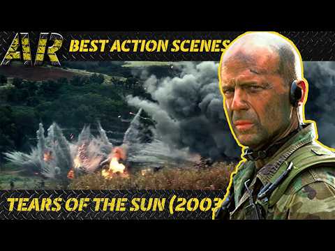 Warlords MUST FEAR BRUCE WILLIS | Best Action Scenes | TEARS OF THE SUN (2003)