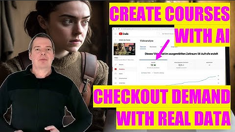 Create Courses With AI - 2 - Create An MVP Video and check out the demand