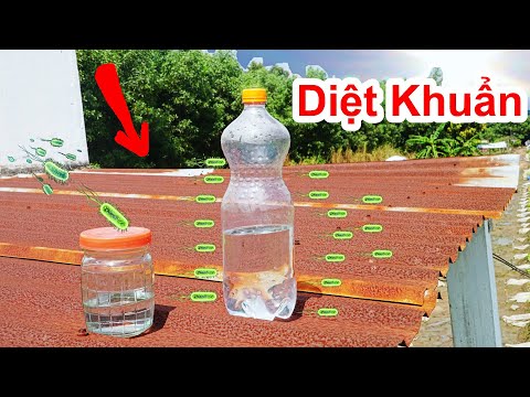 Cách Tiệt Trùng Nước Lọc Để Uống KHÔNG Tốn 1 Xu Mà Rất Đơn Giản Bằng Mặt Trời/ Experiment pure water