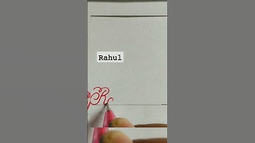 Beautiful Name Signature Rahul✍️✨।।#shorts।।#trending।।#viral