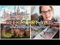 ART VLOG : des châteaux, de la peinture en plein air &amp; mon matériel favori !