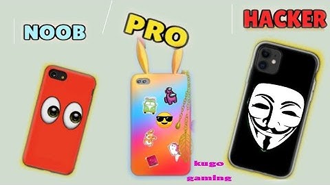 noob vs pro vs hacker in phone case diy
