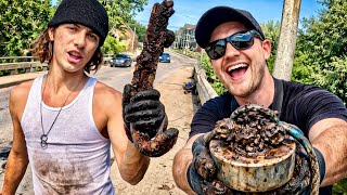 We Stumbled Upon A Honey Hole Magnet Fishing And Hit The Jackpot!! ￼