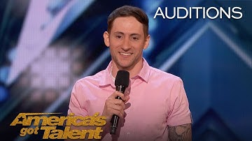 Samuel J. Comroe: Comedian With Tourette Syndrome Impresses Crowd - America