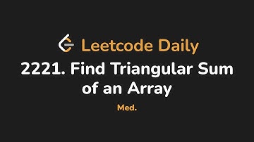 2221. Find Triangular Sum of an Array | Leetcode Daily - Python
