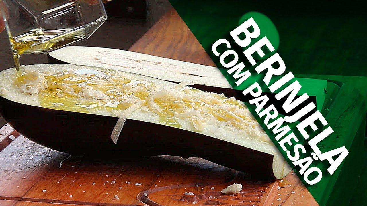 BERINJELA COM PARMESÃO NA GRELHA / CHURRASQUEIRA CHURRASCARTE