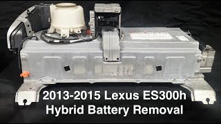 2013-2015 Lexus ES300h Hybrid Battery Removal How To 2014 Lexus Hybrid Battery Replacement Es300h Error Code Clear