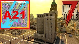 New Map: New York Undead 21 🏬 7 Days To Die Gameplay PC
