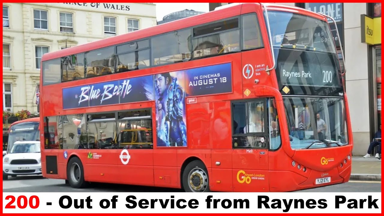 200 Out of Service from Raynes Park