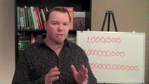 What is the difference between a million, billion, and a trillion??