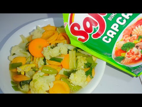 Resep Capcay Bumbu Instan Sajiku