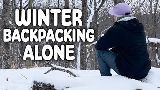 My First Time Backpacking in the Snow