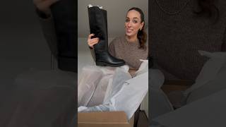 do i KEEP or RETURN these riding boots? 👢Linked in description 🖤 #tryon #ridingboot #kneeboot
