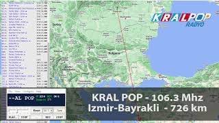 [FM-DX] KRAL POP (TUR) 106.3 MHz Resimi