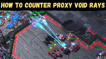 How to Counter Proxy Void Rays as Terran SC2 | Starcraft 2 Educational Commentary