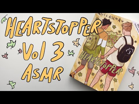 ASMR | Starting HEARTSTOPPER volume 3! ♡ Close whispers | Bedtime Stories for sleep | Baguettes