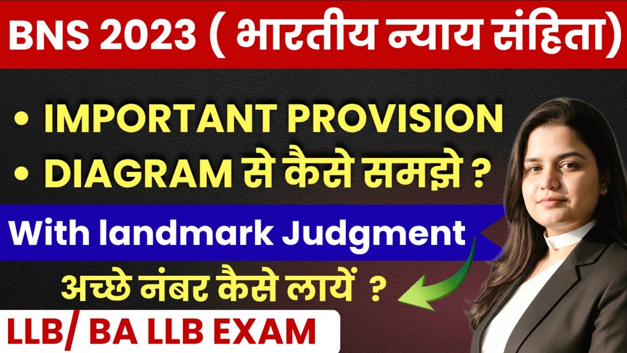 BNS 2023 Answer Writing For LLB/ BA LLB Exam | BNS 2023 Cases Laws | Easy trick To BNS 2023 LLB exam